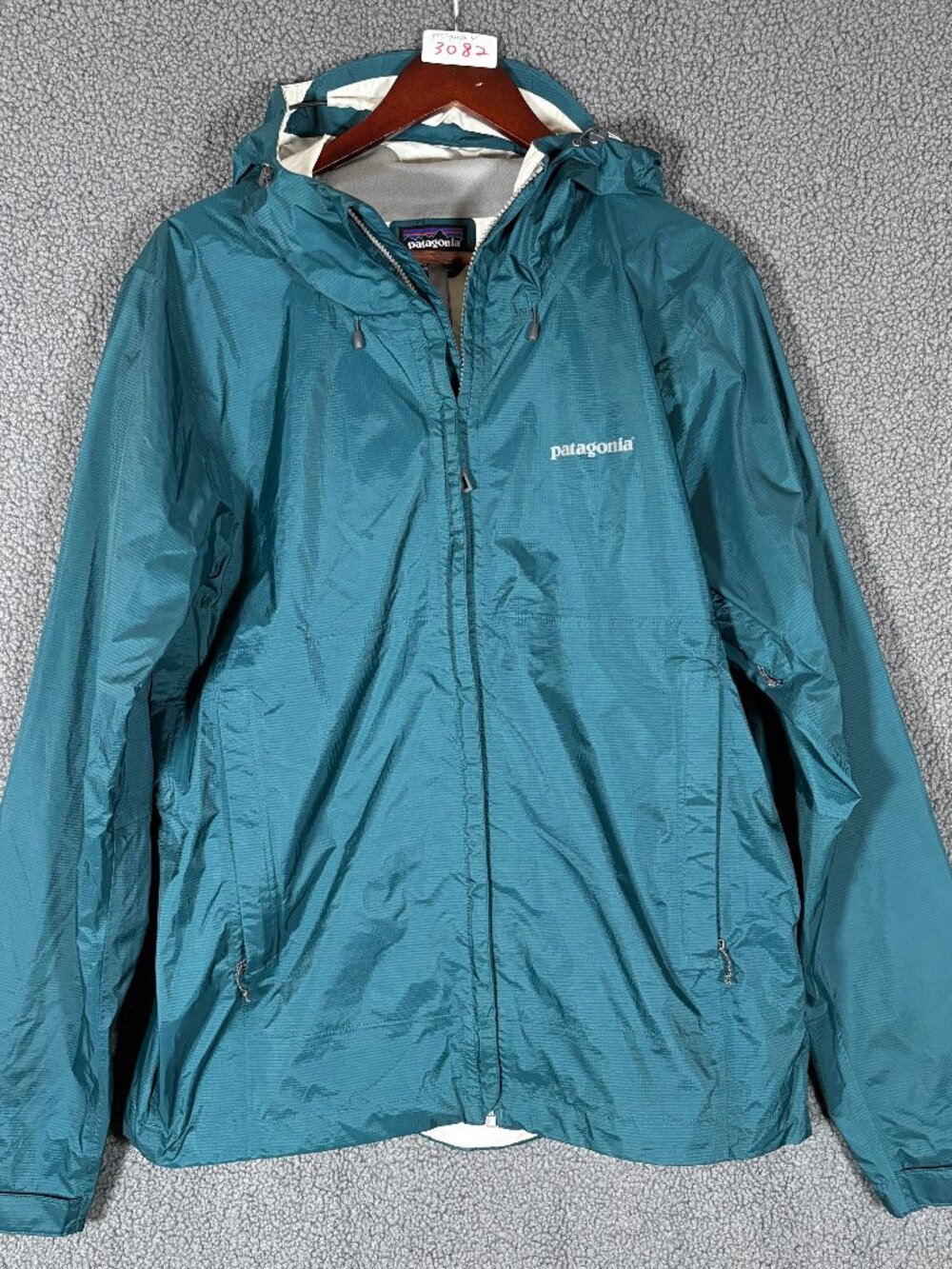 Patagonia Torrentshell 3L Waterproof Hooded Rain Jacket - Men's Size M - Teal